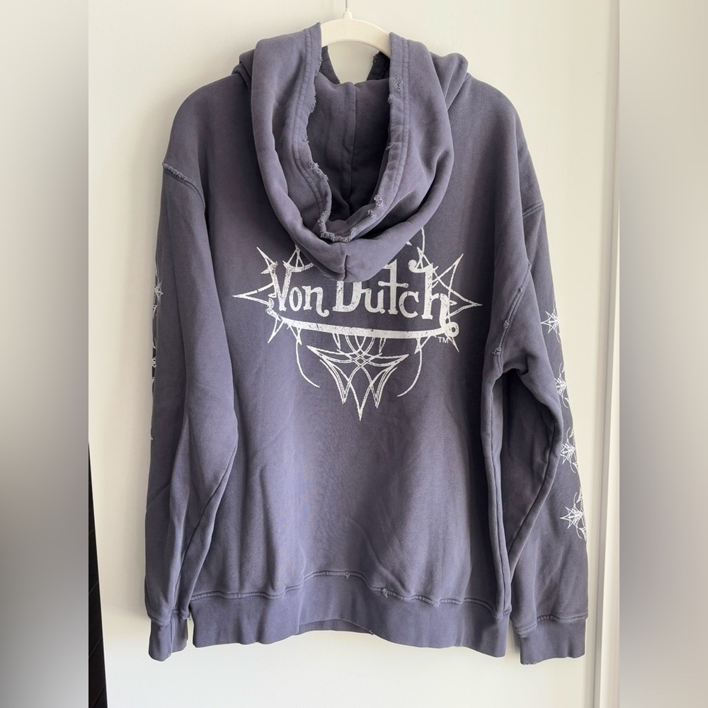 Von Dutch , Hoodie, medium, blue